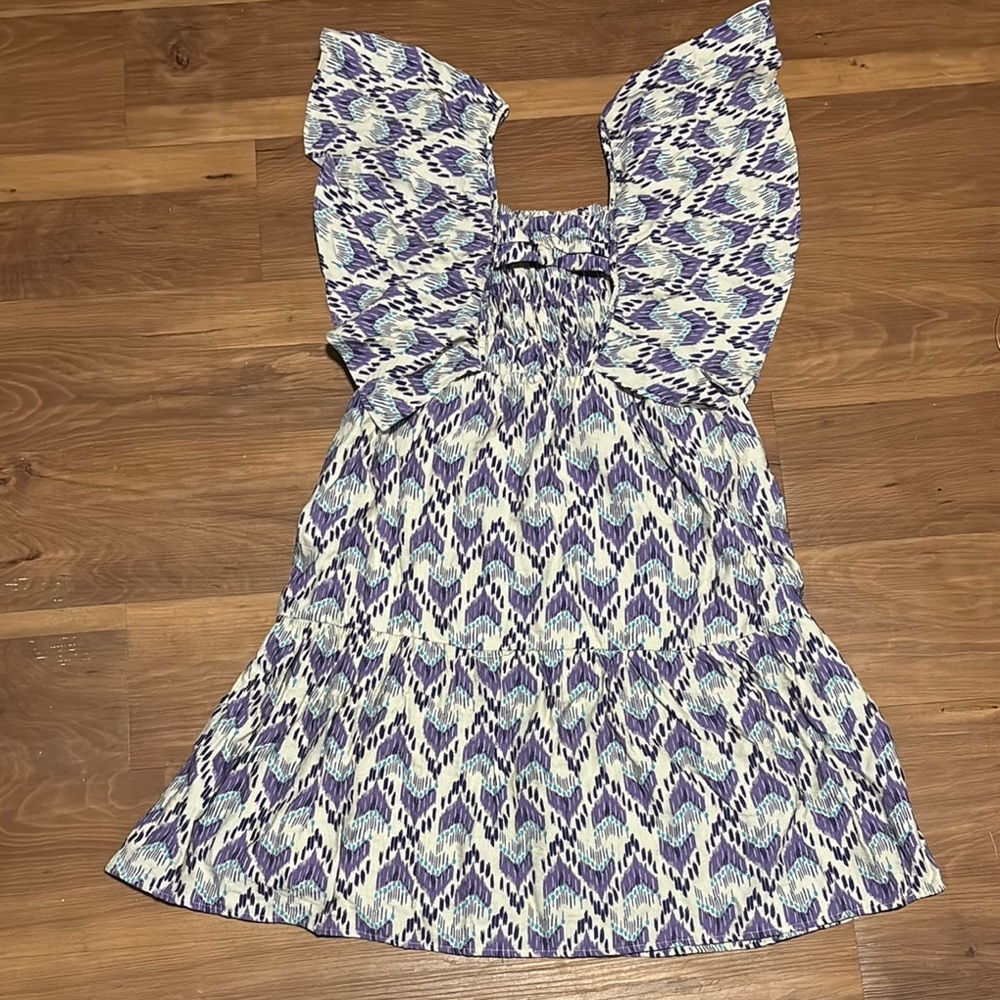 Zara Kids Casual Dress - Purple and White - Picture 2 of 4